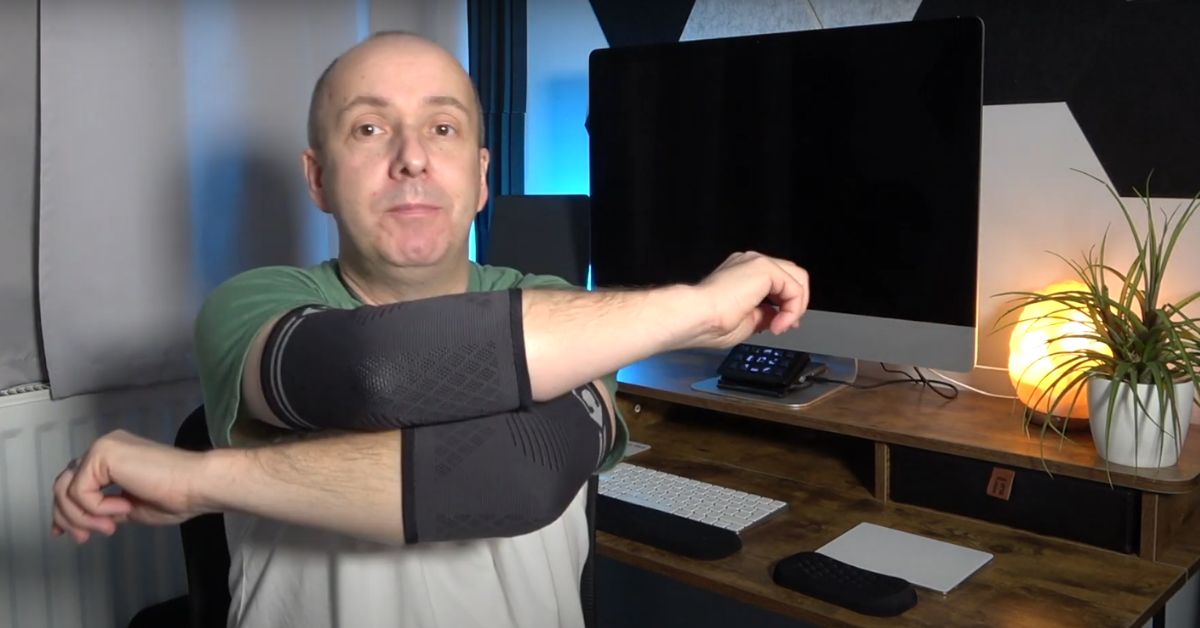 Cambivo Golfer's Elbow Support Sleeve Review (2)